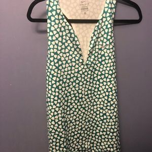 NWT Nike pure tank top green and white